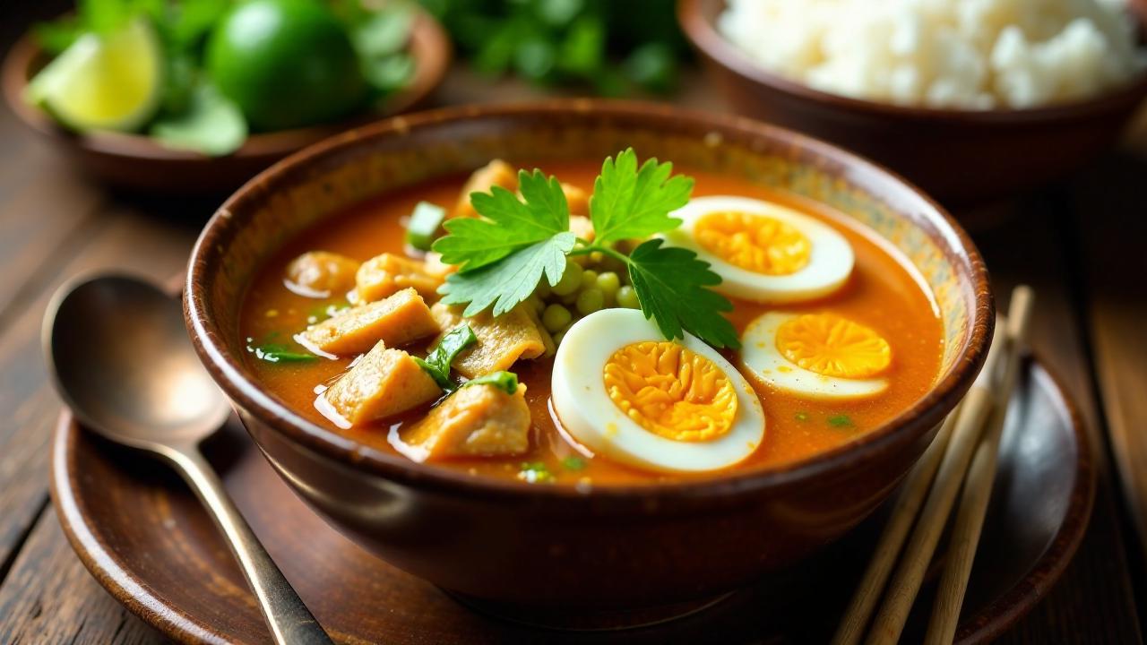 Soto Ayam (indonesische Hühnersuppe)