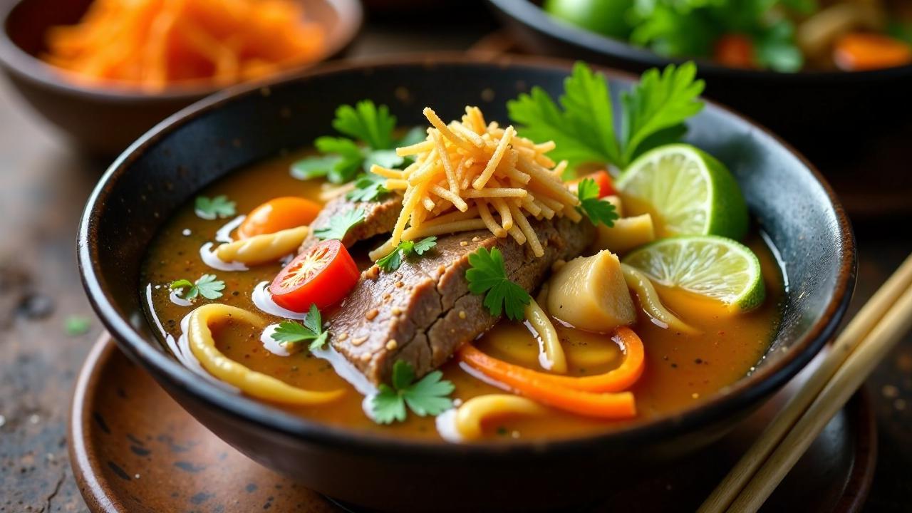 Soto Mie – Noodle soup with beef and vegetables