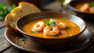 Soupe de Crevettes (Garnelensuppe)