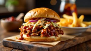 Southern BBQ Pulled Pork Sandwiches