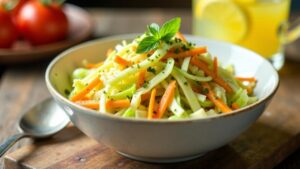 Southern Coleslaw with Vinegar Dressing