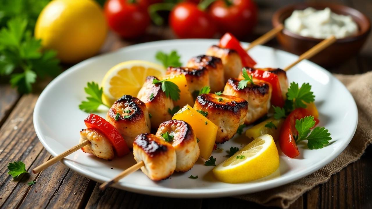 Souvlaki Skewers: Hühnerspieße