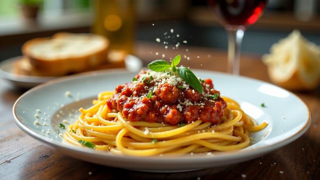 Spaghetti Bolognese mit Frankfurter Grie Soß