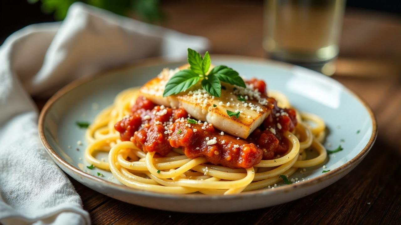 Spaghetti Bolognese mit Mecklenburger Fisch