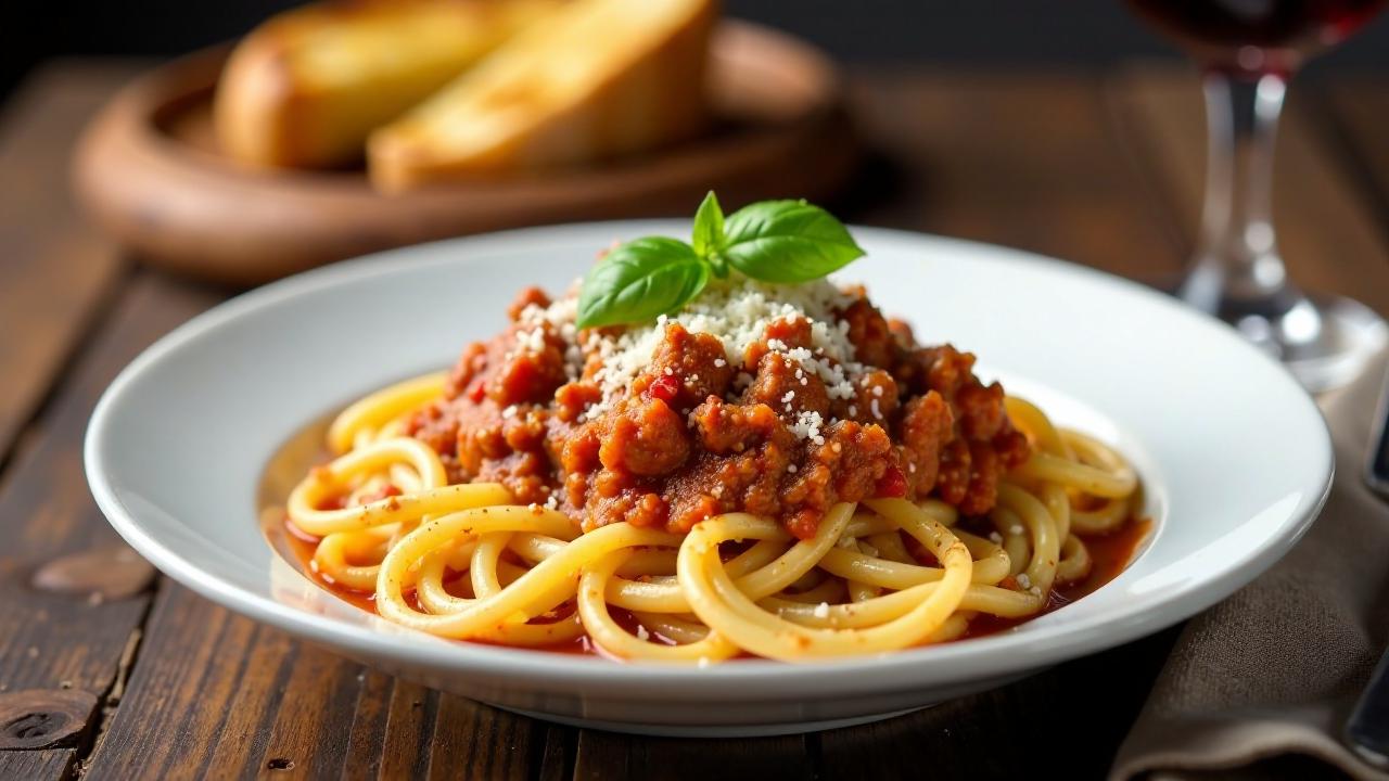 Spaghetti Bolognese mit Nürnberger Lebkuchen