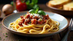 Spaghetti Bolognese nach Albüberquerung