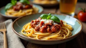 Spaghetti Bolognese nach Bayerischer Biertradition