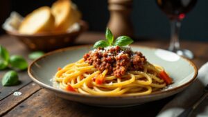 Spaghetti Bolognese nach Hessischer Art