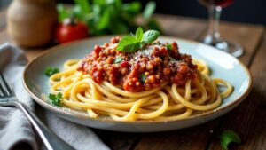 Spaghetti Bolognese nach Hüttentaler Art