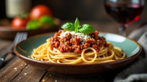 Spaghetti Bolognese nach Schwäbischer Schäufele