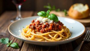 Spaghetti Bolognese nach Südtiroler Art