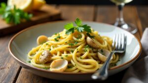 Spaghetti alle Vongole (Spaghetti mit Venusmuscheln)