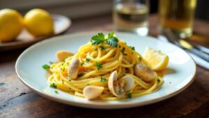 Spaghetti alle Vongole (Venusmuscheln)