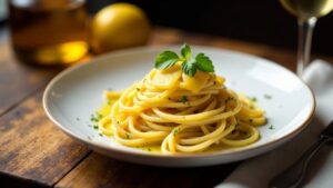 Spaghetti con Bottarga - Spaghetti mit Fischrogen