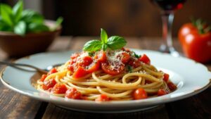 Spaghetti in Tomatensauce