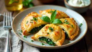 Spanakopita - Spinat-Feta-Pasteten