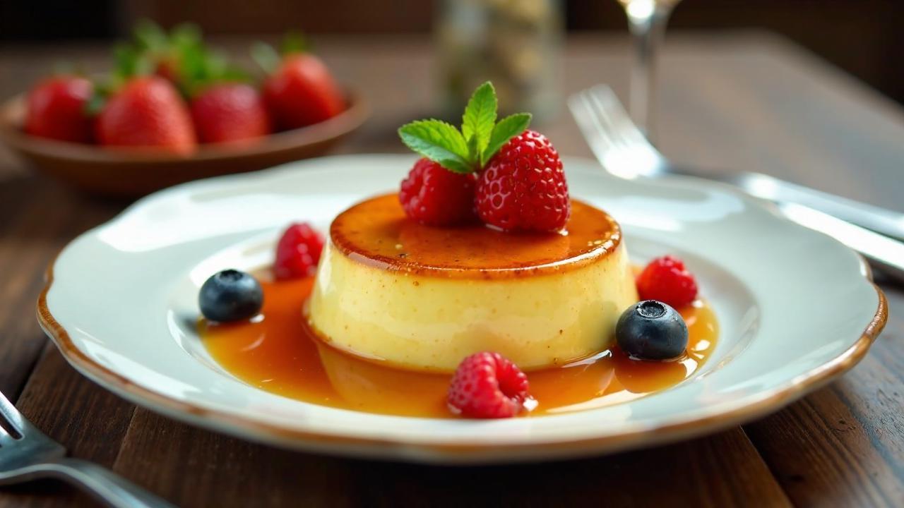 Spanisches Flan de Huevo