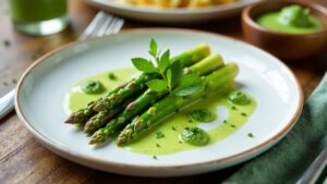 Spargel mit Frankfurter Grüner Soße