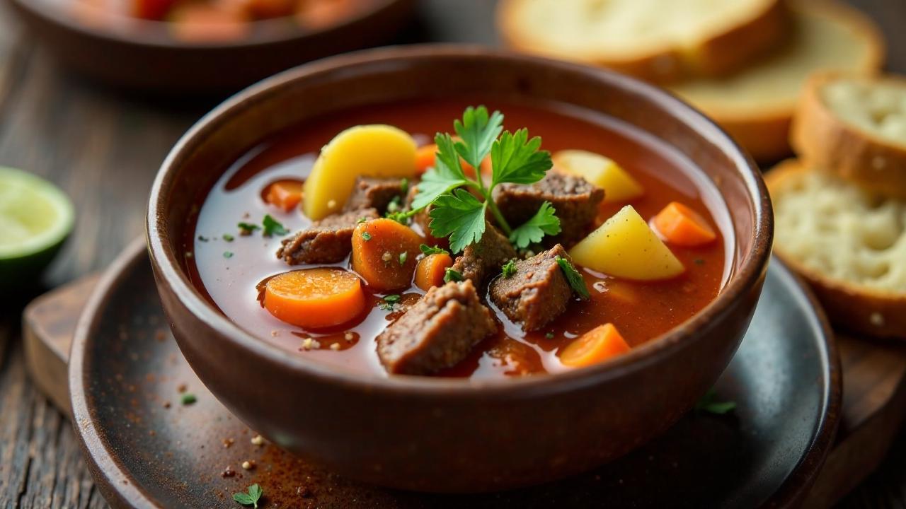 Spiced Armenian Beef Soup