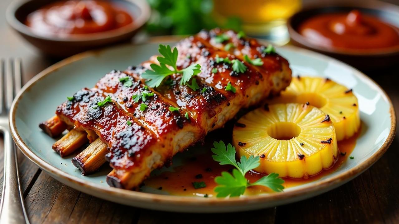 Spiced Pineapple Ribs