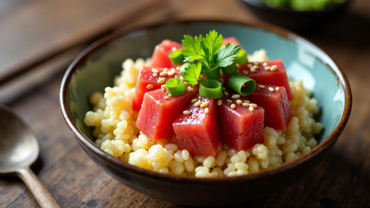 Spicy Ahi Poke mit Wasabi