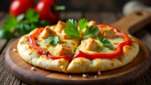 Spicy Coconut Chicken Pizza