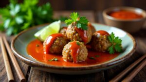 Spicy Coconut Meatballs