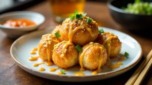 Spicy Mayo Takoyaki