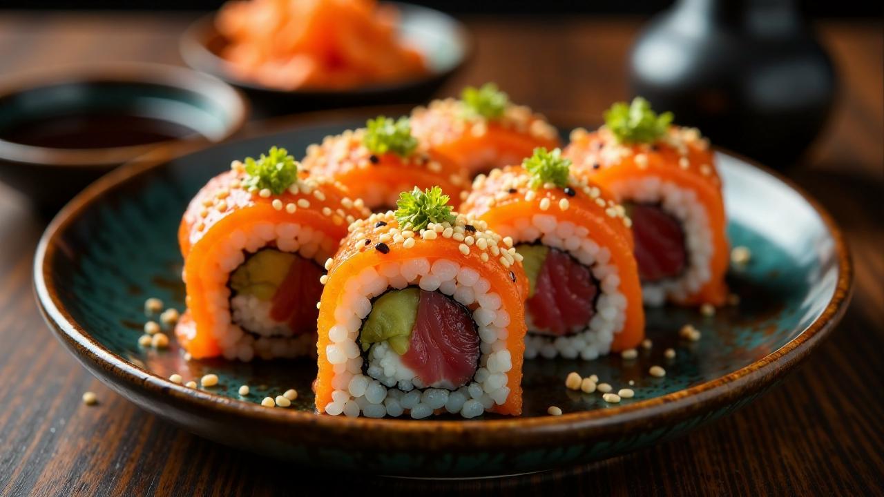 Spicy Tuna Roll (scharfe Thunfisch-Rolle)