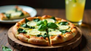 Spinat-Ricotta-Pizza