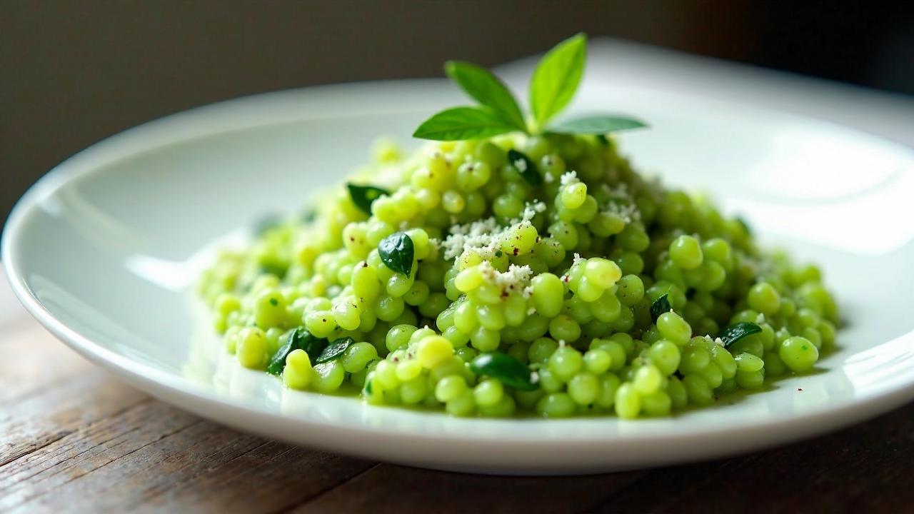 Spinat-Risotto mit Sauerampfer