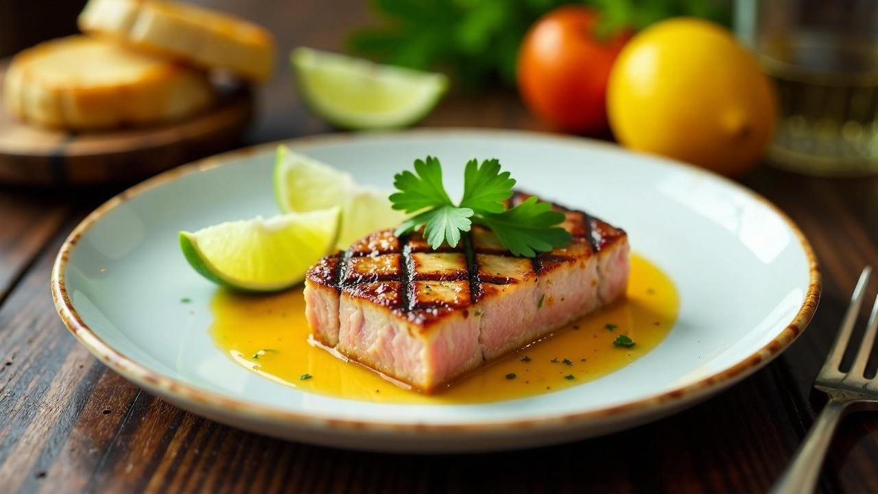 Steak de Thon à la Tahitienne (Tahitianischer Thunfischsteak)