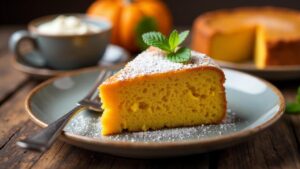 Steamed Pumpkin Cake