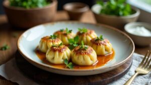 Stäerzelen (Buchweizen-„Knödel“)