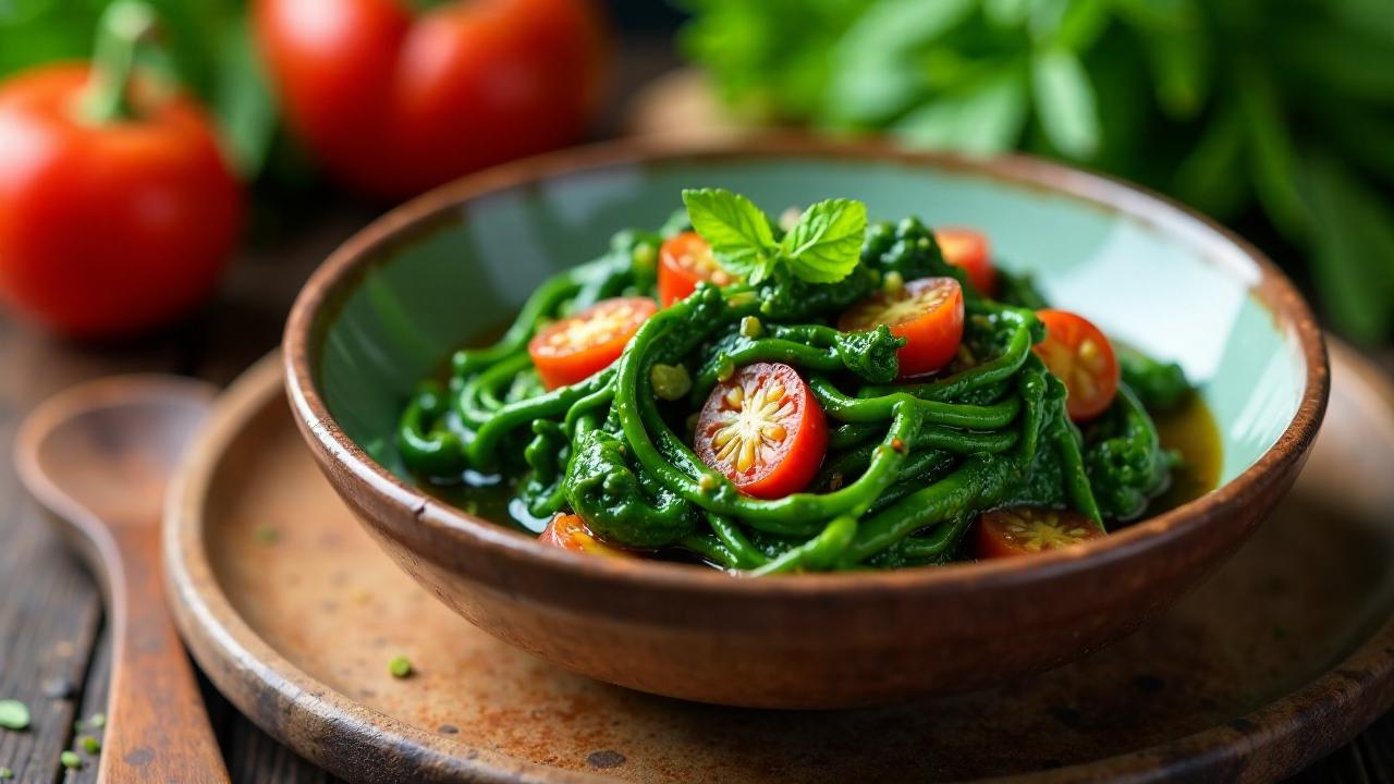 Stewed Pokeberry Greens