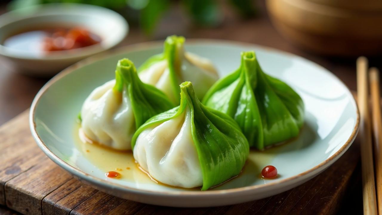 Sticky Rice Dumplings - Klebreis-Klößchen