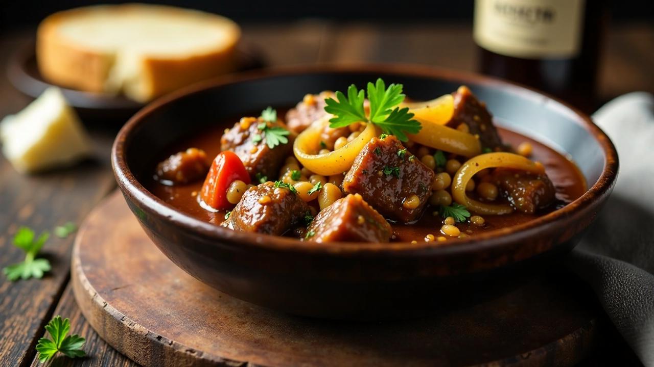 Stifado - Rindergulasch mit Zwiebeln