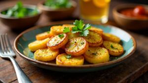 Stir-fried Green Plantains