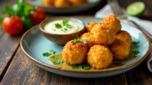 Stockfischbällchen mit Remoulade