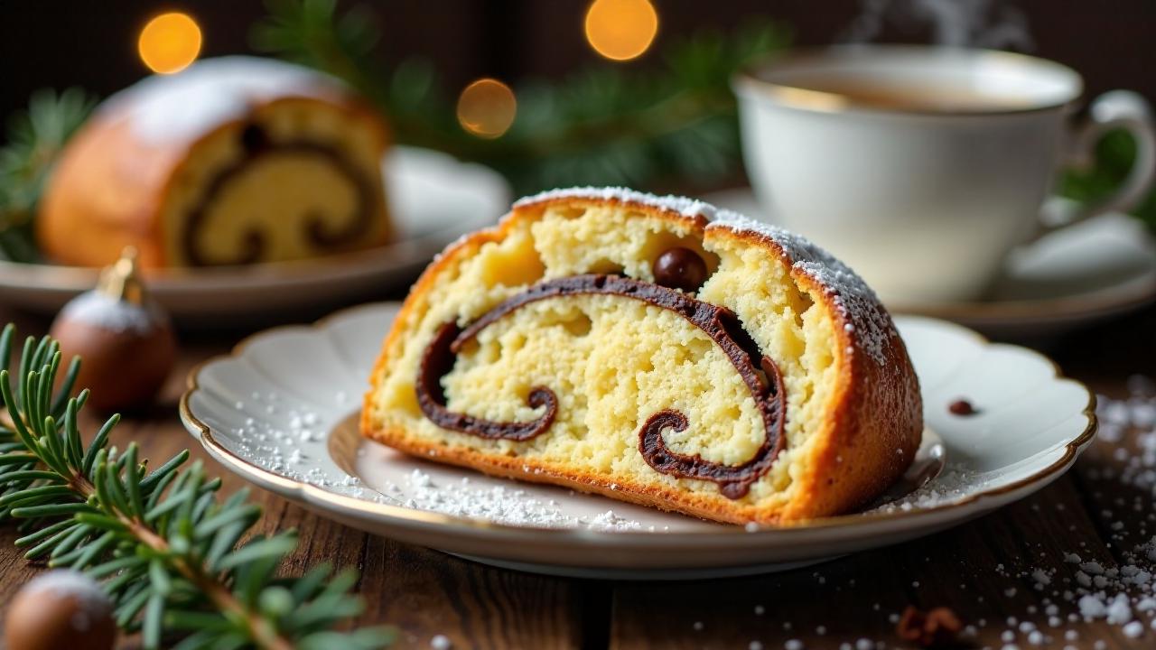 Stracciatella-Stollen