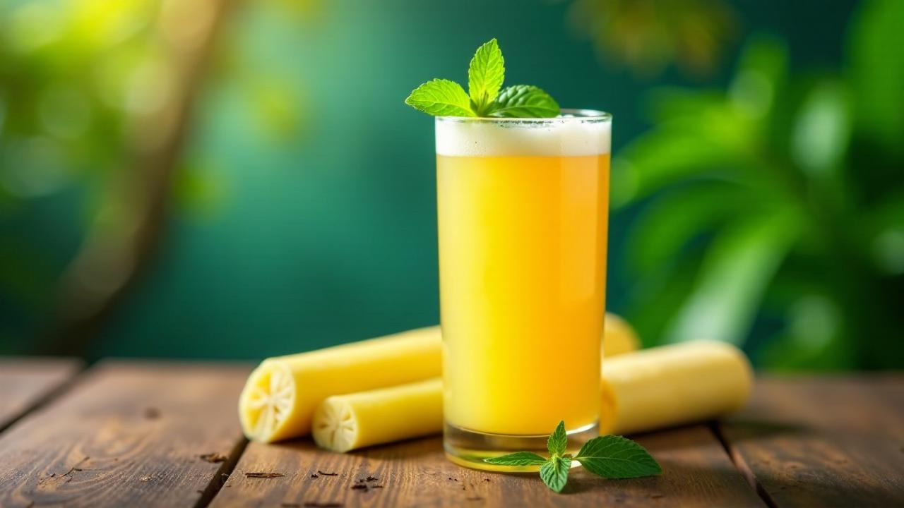 Sugarcane Juice - Zuckerrohrsaft