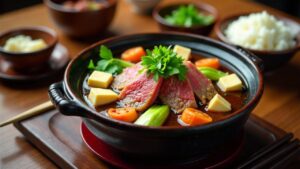 Sukiyaki: Heißer Eintopf