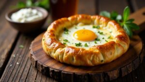 Sulguni-Käse-Khachapuri