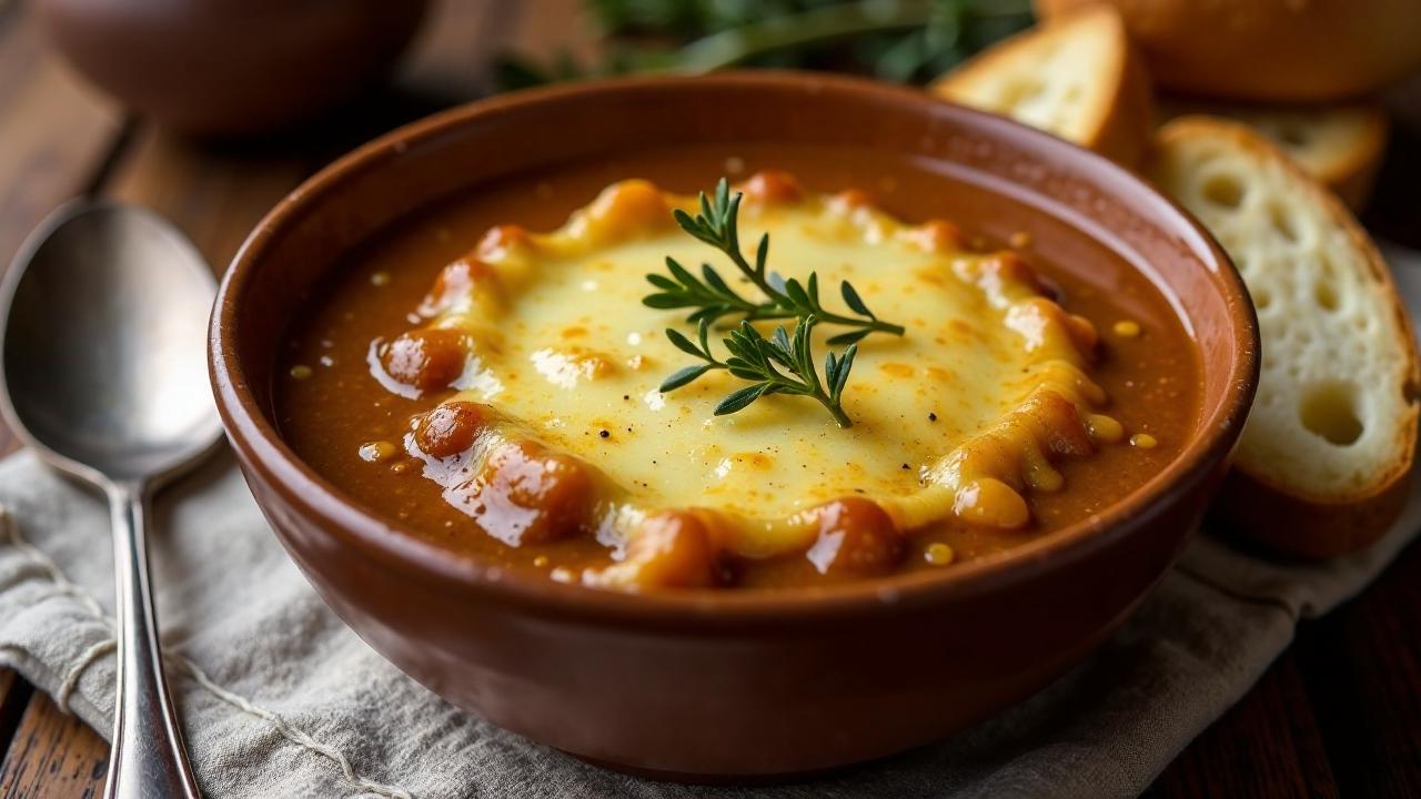 Supă de ceapă - Zwiebelsuppe