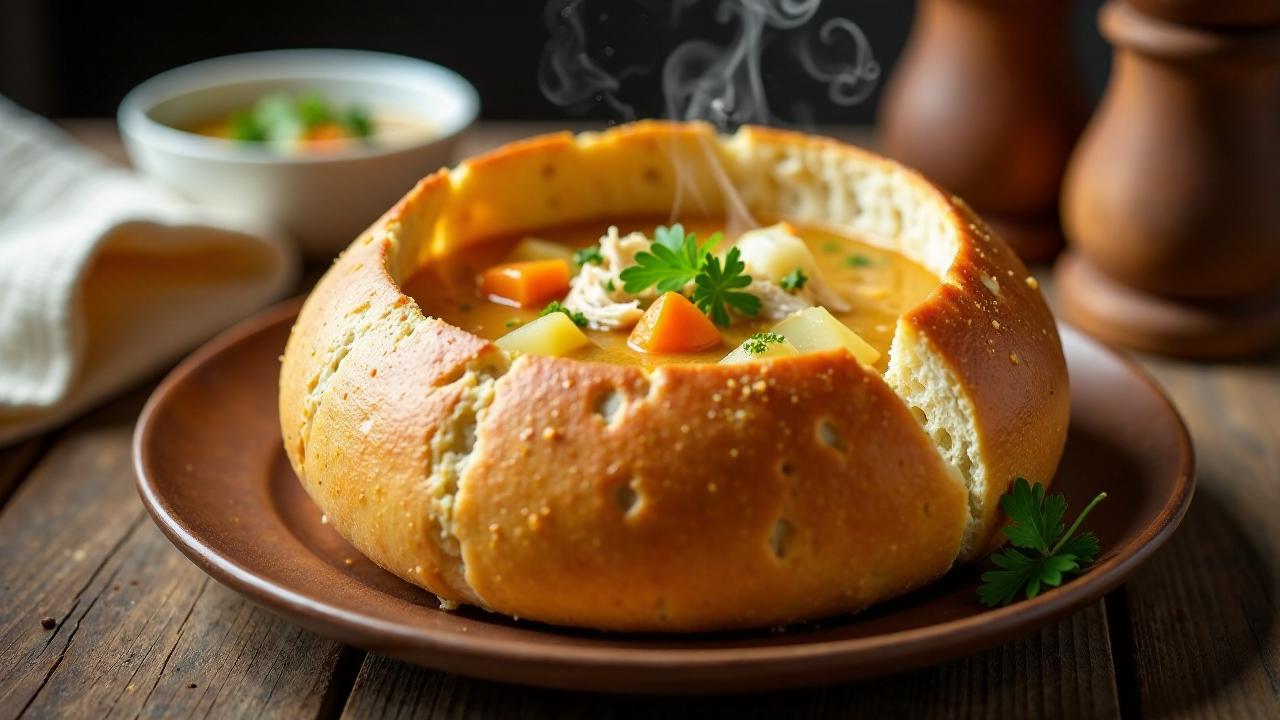 Supe Pite (Suppe in Brot)