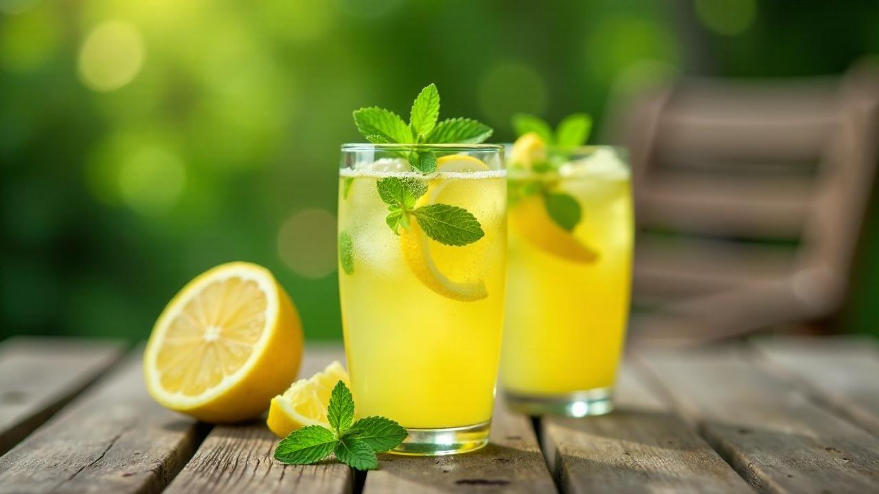 Surinaamse Limonade – Zitronenlimonade mit Minze