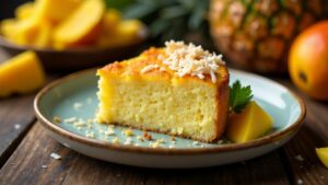 Sweet Cassava & Coconut Bake