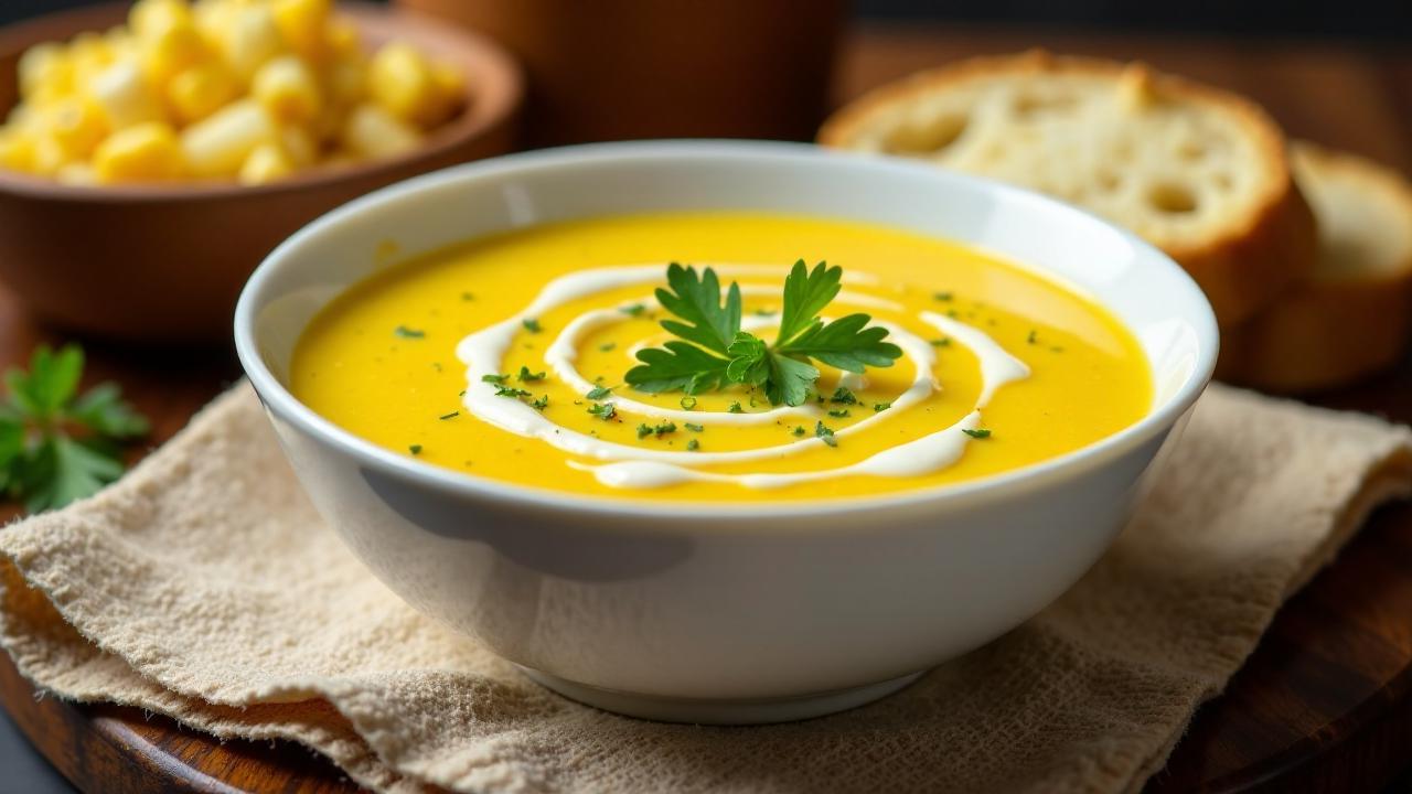 Sweet Corn Soup - Süßmaissuppe