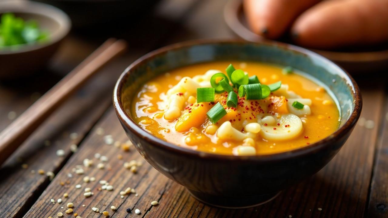 Sweet Potato Congee (Süßkartoffel-Congee)