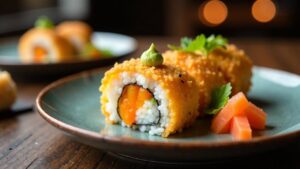 Sweet Potato Tempura Roll (Süßkartoffel-Tempura-Rolle)